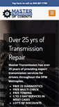 Mobile Screenshot of mastertransmissionofcorinth.com
